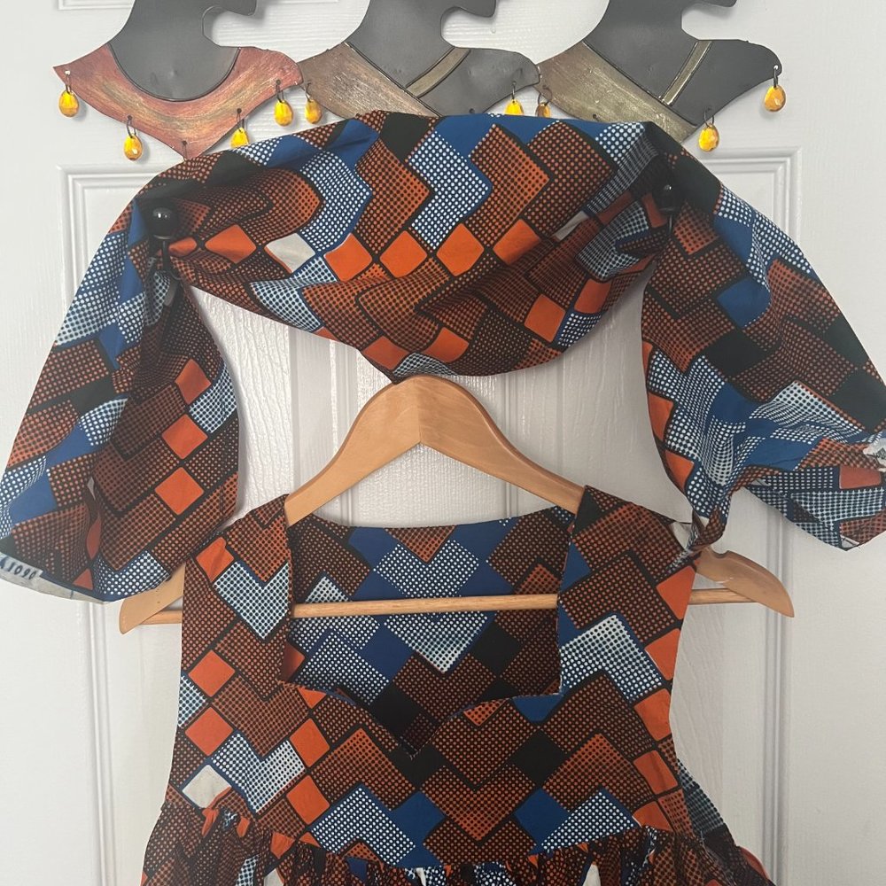 African Floor Length Summer Dress